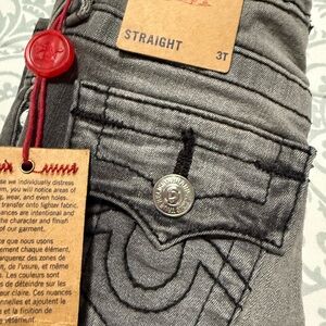 True Religion Gray Denim Jeans Signature Style